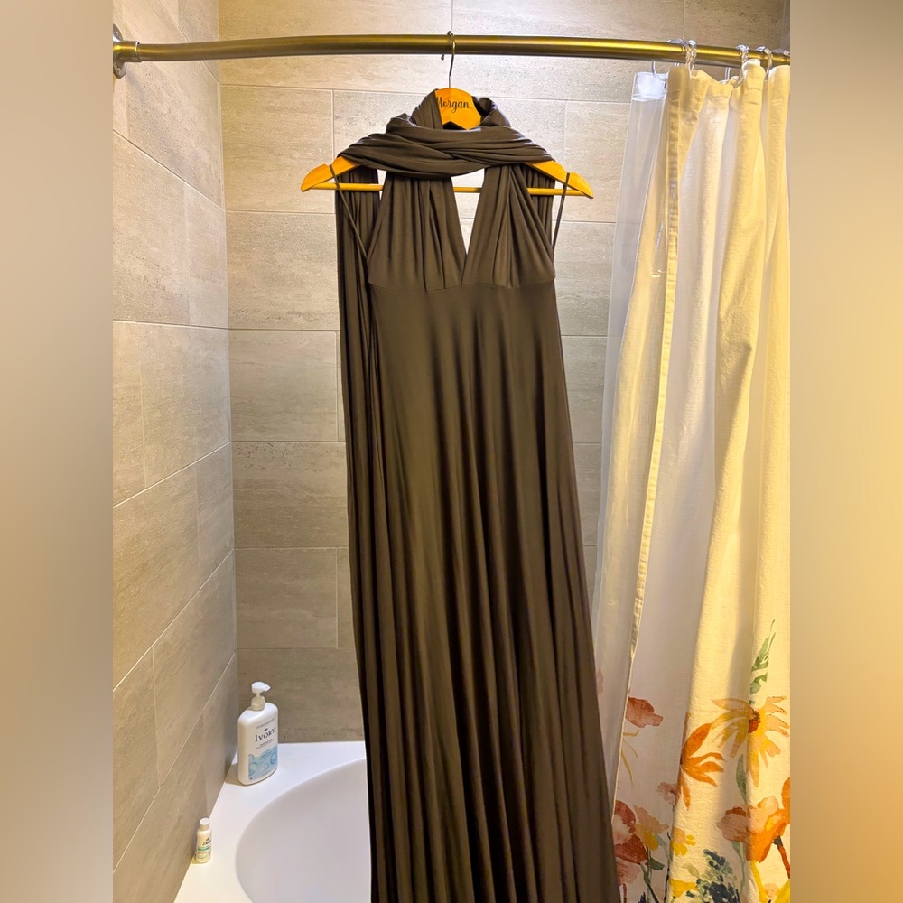 Versatile Gray Evening Gown